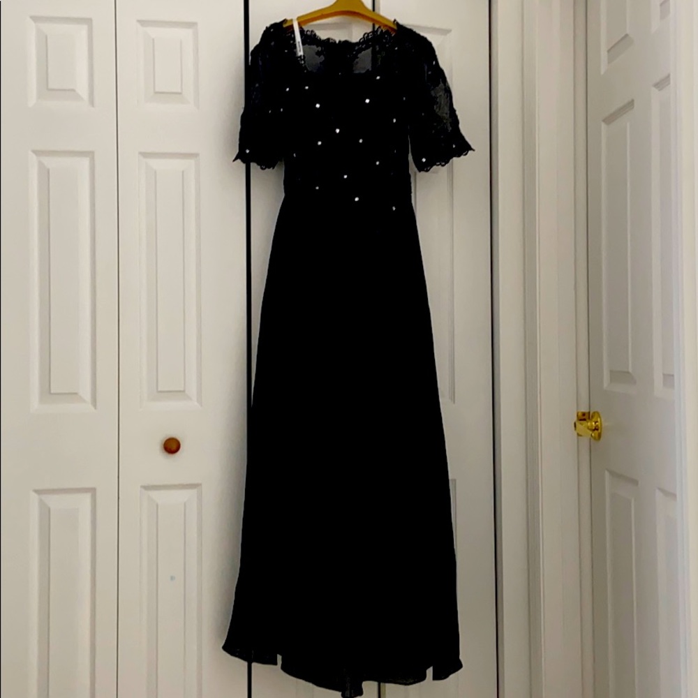 Black formal dress